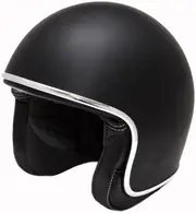 Baruffaldi Zar Vintage 2.0 Aluminium Jet Helmet, black, Size S M for Men