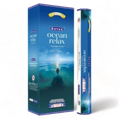Satya Hexa Ocean Relax Incense Sticks Aroma Fragrance 120 sticks