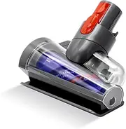 Mini Motorized Tool Brush Head for Dyson V7 V8 V10 V11 V15 Cordless Vacuum Cleaner Head Anti-Tangle Attachment Replacement Head Parts for Mattress Tool for Bed, Sofa, Car, Carpet &Curtain
