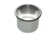 New Bradley 3205 Circular Bench Mounted Waste Chute - Polished Stainless Steel