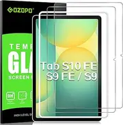 [GOZOPO] Screen Protector for Samsung Galaxy Tab S10 FE/Tab S9 FE 5G 10.9 inch/Tab S9 11 inch, 9H Tempered Glass Film with Easy Installation Frame, HD Clear/Anti Scratch, 2-Pack