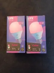 2 LIFX Color Wi-Fi Smart LED Light Bulbs (800 lumens)