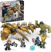 LEGO® Super Heroes Marvel The Avengers vs. The Leviathan 76290 Buildable Kids’ Toy, Hulk Figure Plus Captain America, Loki, Black Widow and Chitauri Minifigures, Boys and Girls Aged 7 and Over