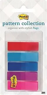 Post-it Pattern Flags Gingham Collection 11.9mm x 43.2mm 683-PLAID1-S