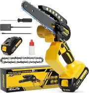Mini Chainsaw Electric Chain Saw 6 Inch Cordless Battery Powered, With 2.0Ah Bat