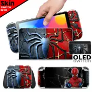 Ci-Yu-Online Spider Man Vinyl Skin Screen Protector for Nintendo Switch OLED