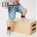 GAP 男幼童裝 柔軟仿牛仔布毛邊短褲-淺色水洗(670948)