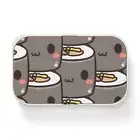 Cute Sushi Bento Lunch Box, Kawaii Meal Prep Container, Fun Lunchbox