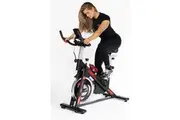 Kangaroo Fitness Home Gym Workout Equipment Cycling Exercise Spin Bike Red 150Kg Weight Limit