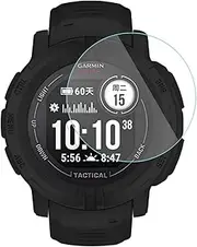 Tempered Protective Glass Explosion-proof Anti Scratch Full Screen Protector Film for For Garmin Instinct 2 / Instinct 2 Solar Front Film 2 Pcs
