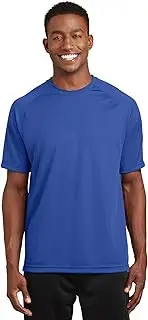 [SPORT-TEK] Dry Zone® Short Sleeve Raglan T-Shirt. T473 True Royal 3XL