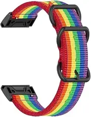 [TIOYW] 22mm 26mm Hook Loop Nylon Strap For Garmin Fenix 7 7X 6 6X Pro 5 5X Plus Smart Watch Band Epix Gen 2 Enduro/Forerunner 935 945