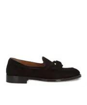fringed detail loafers 39 brown