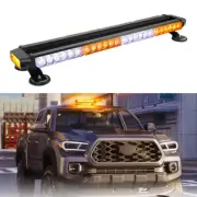 Trucks 54LED Emergency Bar Roof Top Double Side Strobe Warning Light Amber/White