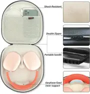AirPods Max Headphone Travel Carrying Case with Mesh Pocket Storage Ba Case for