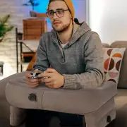 Lap Desk Pillow for Gaming Inflatable Reading Pillow Adjustable Laptop Gaming