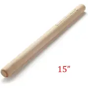 15" French Rolling Pin Wooden Baking Dough Pizza Cookie Kitchen Tool Roller