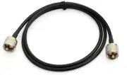 Bingfu UHF Male PL-259 to UHF Male PL-259 UHF Cable 3ft RG58 for HAM&CB Radio