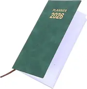 Veemoon Daily Planner Notebook 2026 Convenient Pocket-sized Organizer With Pu Leather Cover Plannercalendar Notebook For Weekly