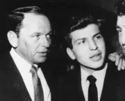 American singer & actor Frank Sinatra son Frank Sinatra Jnr 1963 Old Photo