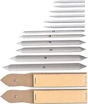 Artistic Sketching Kit 14pcs Drawing Tools Eraser Sandboard Blending Stumps Markers Pencils