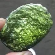 55.40Ct Genuine MOLDAVITE Czech Republic Certificate of Authenticity