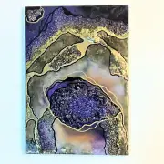 20X13 ın 3D Resin Geode Artwork,Abstract Wall Painting,Gift,Wall Decor,Resin Art