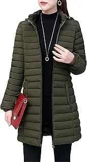 [Generic] Women Light Puffer Jacket Winter Packable Lightweight Slim Fit Coat Stretchy Windproof warm Coat