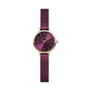 Bering Classic 26mm Purple Milanese Strap Watch