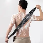 Japanese Long Strip Rubbing Bath Towel, Back Exfoliating Scrubber, Body Back Scrubber Towel For Shower, Bath Scrub Washcloth For Men amp; Women Exfoliation, Ba