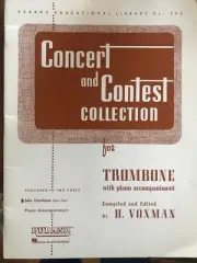 Concert And Contest Collection For Trombone Compiled And Edited By H. Voxman