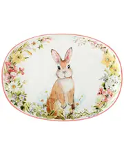 Certified International Easter Garden Oval Platter