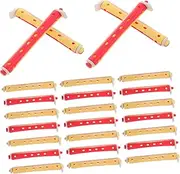 LALADEFIEE Professional Hair Styling 24pcs Hair Curlers Set Heatless Perm Rods for Home