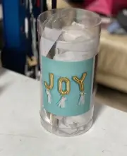 Poppies For Grace - Mylar Balloons Spelling JOY