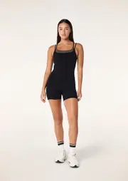 DISTORTION UNITARD IN BLACK, M