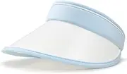 [LAIFEKE] Women Sun Visor Hats Large Brim Hats Empty Top Hat UV Protection Caps Summer Sunhat