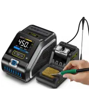 FNIRSI DWS-200 Intelligent Temperature-controlled Soldering Station Repair Electric Soldering Iron Peak Power 200W Super