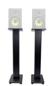 (2) Rockville 36” Studio Monitor Speaker Stands For Behringer Truth B2030A
