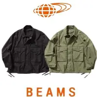 在飛比找Yahoo!奇摩拍賣優惠-現貨熱銷-BEAMS M65軍事風夾克秋冬日系寬松四袋工裝外