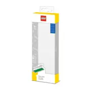 Lego Pencil Box with Buildable Bricks (White)