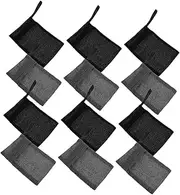 TOBBOMEY Bar Soap Bag 12 Pcs Mesh Soap Pouches Foaming Net Bags for Face Body Cleaning Gentle Exfoliating