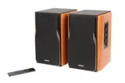 Edifier R1380DB 2.0 Professional Bookshelf Active Speakers - Bluetooth/Optical/Coaxial, Line In Connection/Wireless Remote Brown