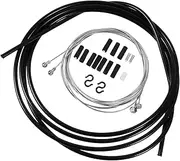BESPORTBLE 1 Set Brake Shift Hose Bicycles Bike Derailleur Cable Bell Shifting Cord Cable Puller Bike Organizer Stop Polished Change Drive Skewer End Crimps Buckle Cables Black Pe