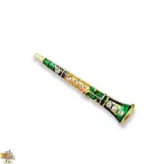 Metal Krishna ji Shehnai Laddu Gopal Musical Instrument Toy 2.5 Inch Size