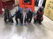Godzilla Figure Set Of 4 Figures Large And Jumbo Size Shin And Earth Godzilla