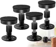 4 Pack Headboard Stoppers,Adjustable Threaded Bed Frame Anti-Shake Tool,Bed