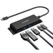 mbeat Mountable 5 Port USB-C Hub 2x USB 3.0 - 1x USB-C - 1x USB-C PD - 1x HDMI [MB-HUB-E05]