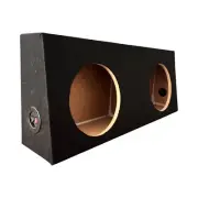 10” Dual Sealed Truck Subwoofer Box Enclosure Car Audio System 32” Length-Black