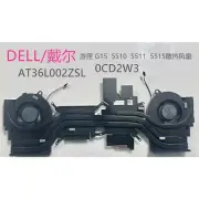 For DELL G15 5510 5511 5515 Laptop CPU GPU Cooling Fan with Heatsink CN-0CD2W3
