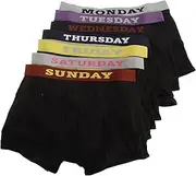 [Universal Textiles] Mens Days Of The Week Boxer Shorts/Underwear (Pack Of 7)